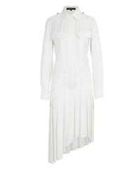 Barbara Bui - BELTED TWO-TONED DRESS