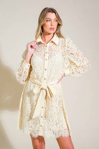 Flying Tomato - Lace Mini Dress