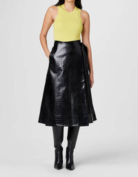 Toccin - Beatrice Croc Vegan Skirt