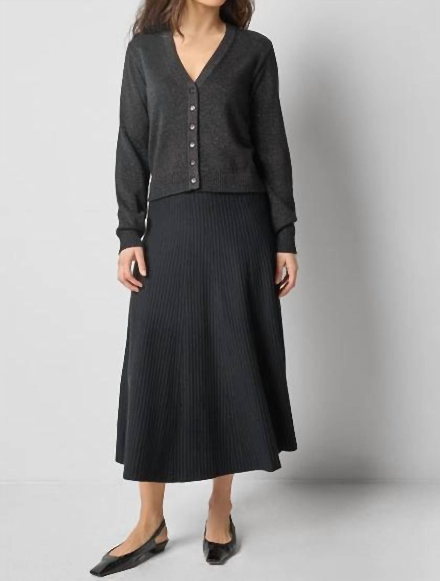 Lilla P - V Neck Sparkle Cardigan