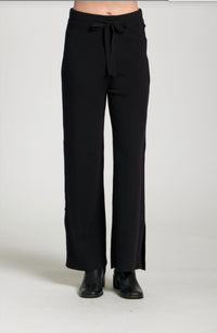Apny - Knit Luxe Pull On Spli T Hem Pants