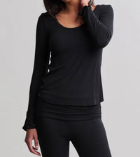 Barefoot Dreams - Rib Long Sleeve Tee
