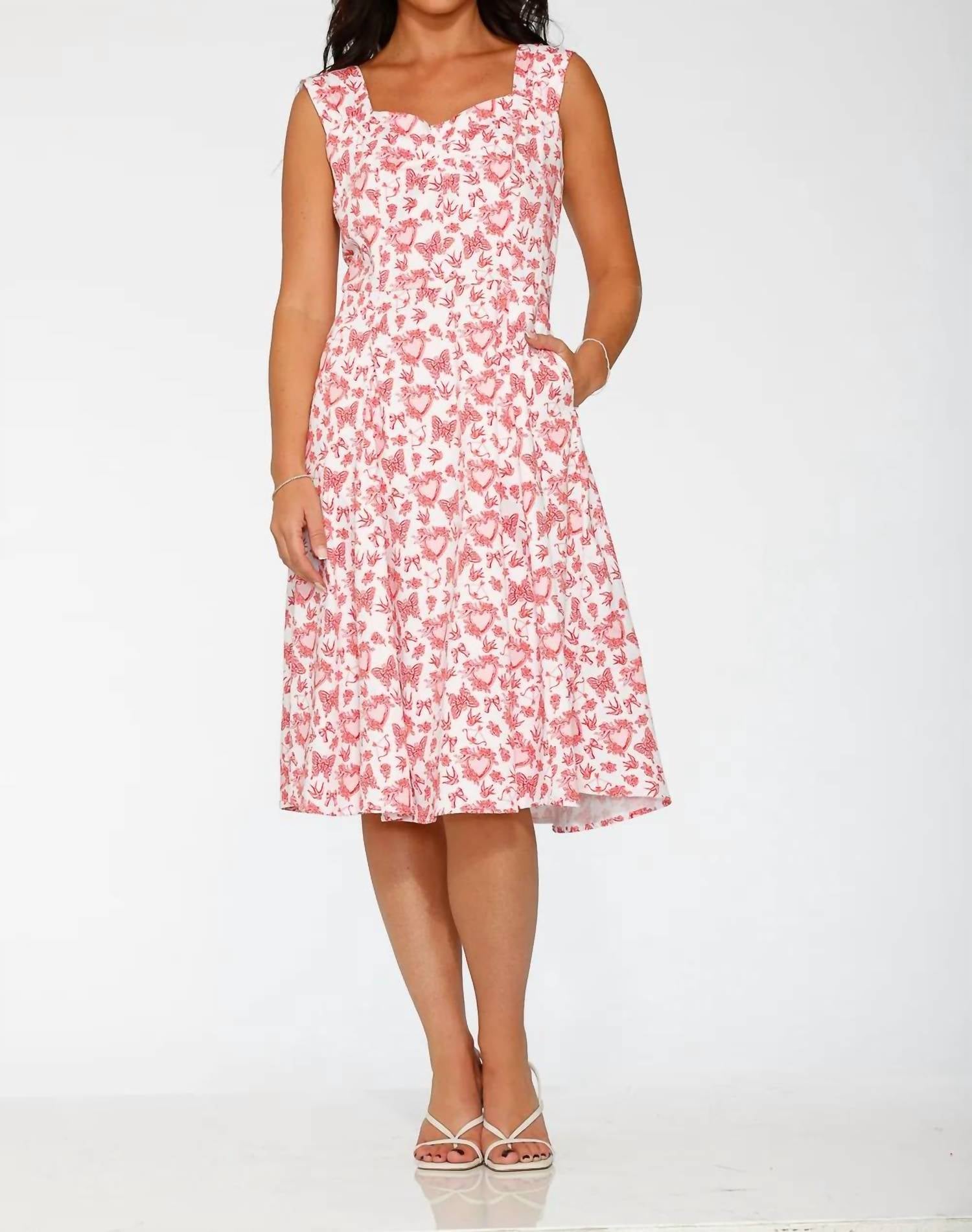 Orchid Bloom - Heart Angel Swing Dress