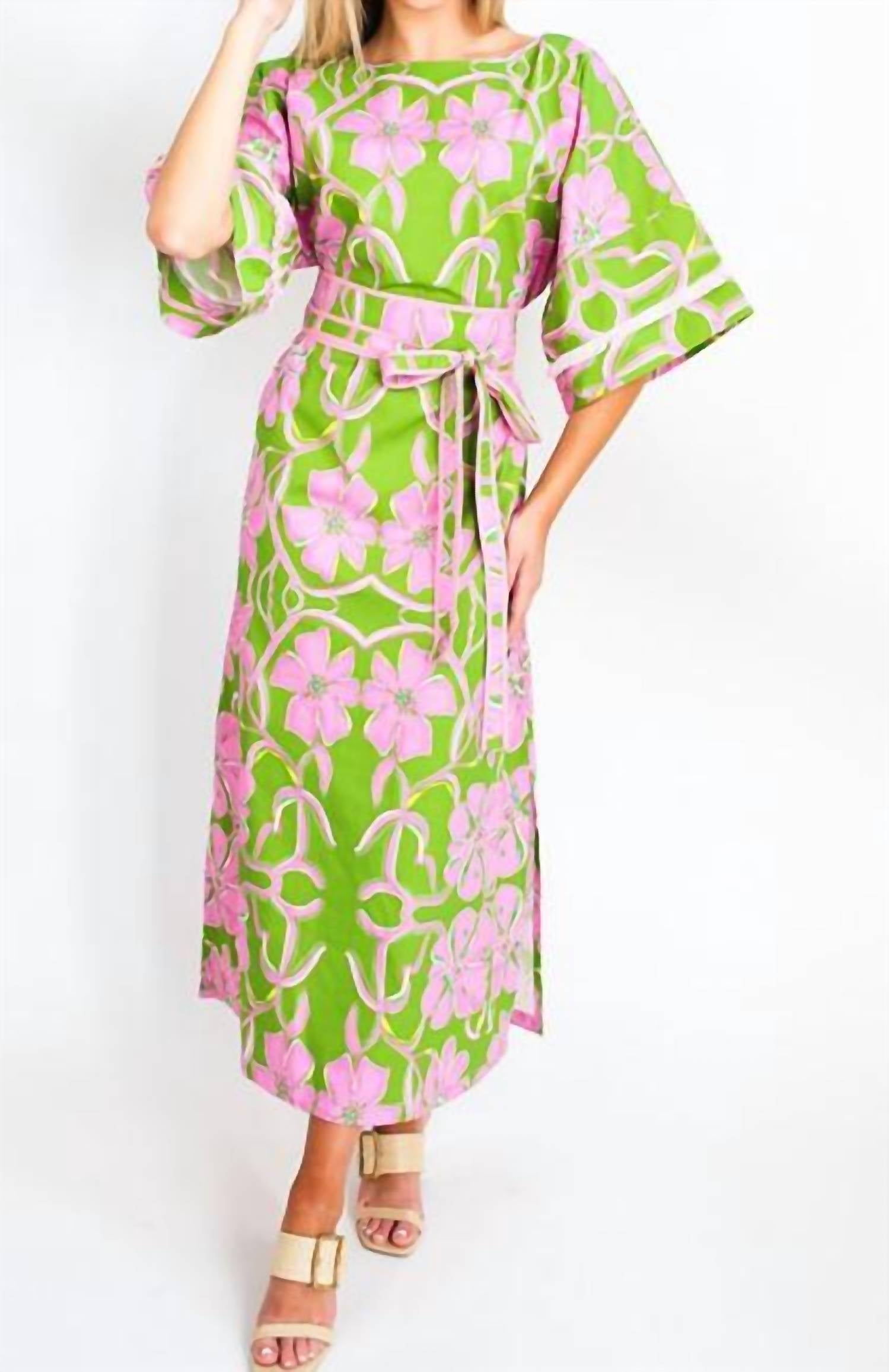 House Of Mbr - Palm House Caftan Dress