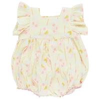 PINK CHICKEN Girls Elsie Bubble Onesies in pink lemonade - kids' item