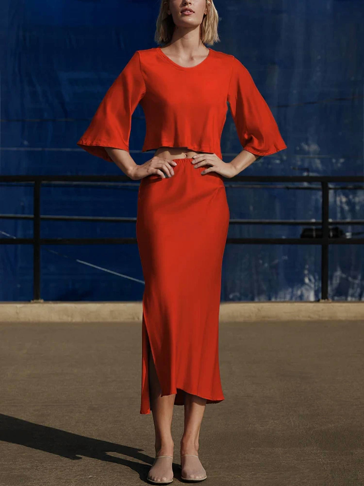 Cali Dreaming - Slip Midi Skirt