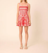 GILNER FARRAR Julia Dress in red - women's dress