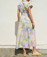 Dress Forum - Floral Radiance Shirt Dress