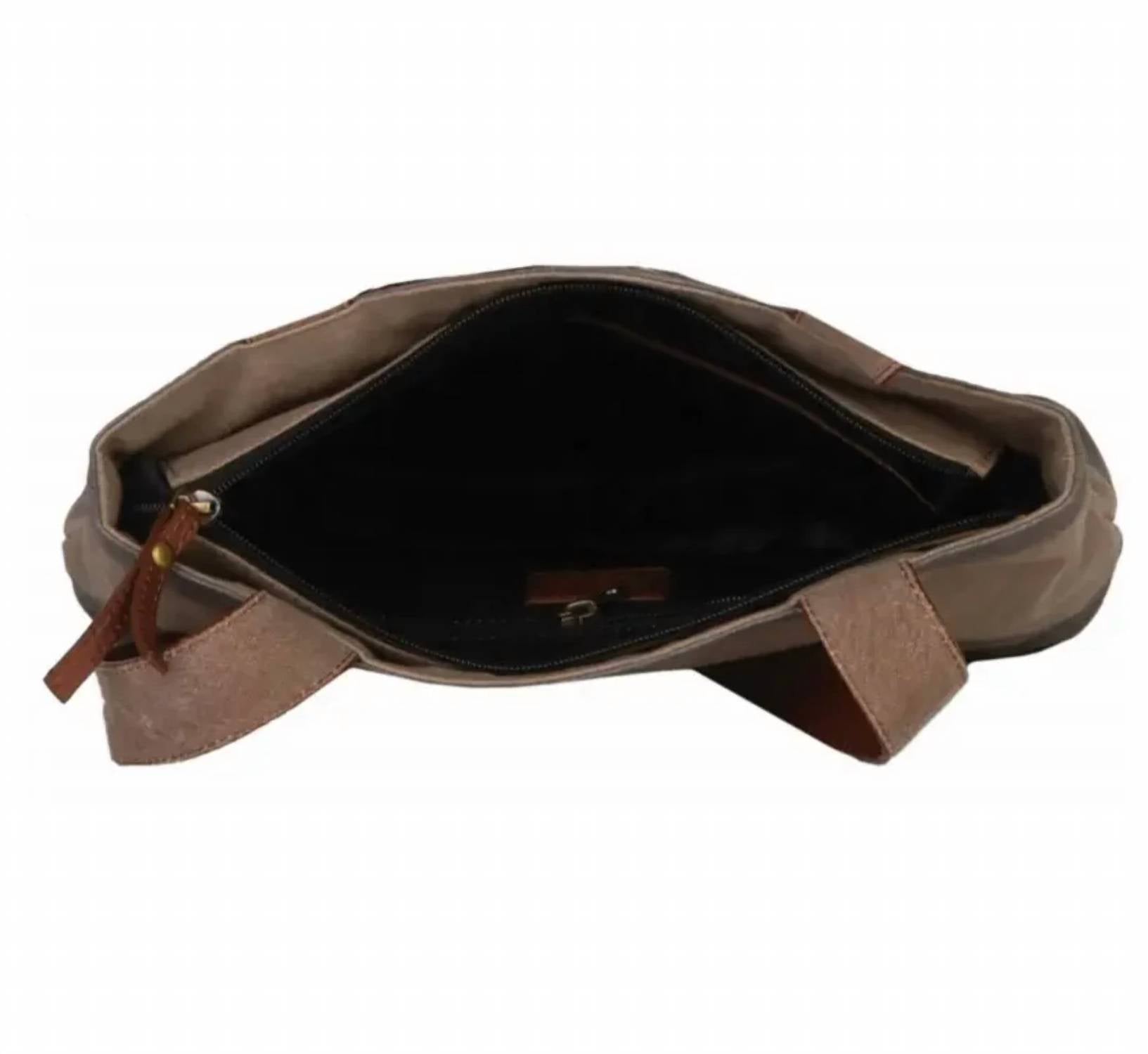Mona B - Women's Nora Canvas Shoulder Bag