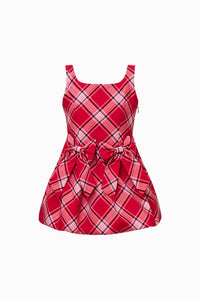 Loveshackfancy - Girl's Mini Tima Tartan Dress