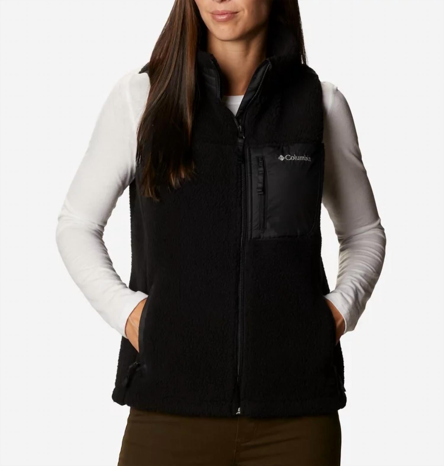 Columbia West Bend Vest in black - women's jacket