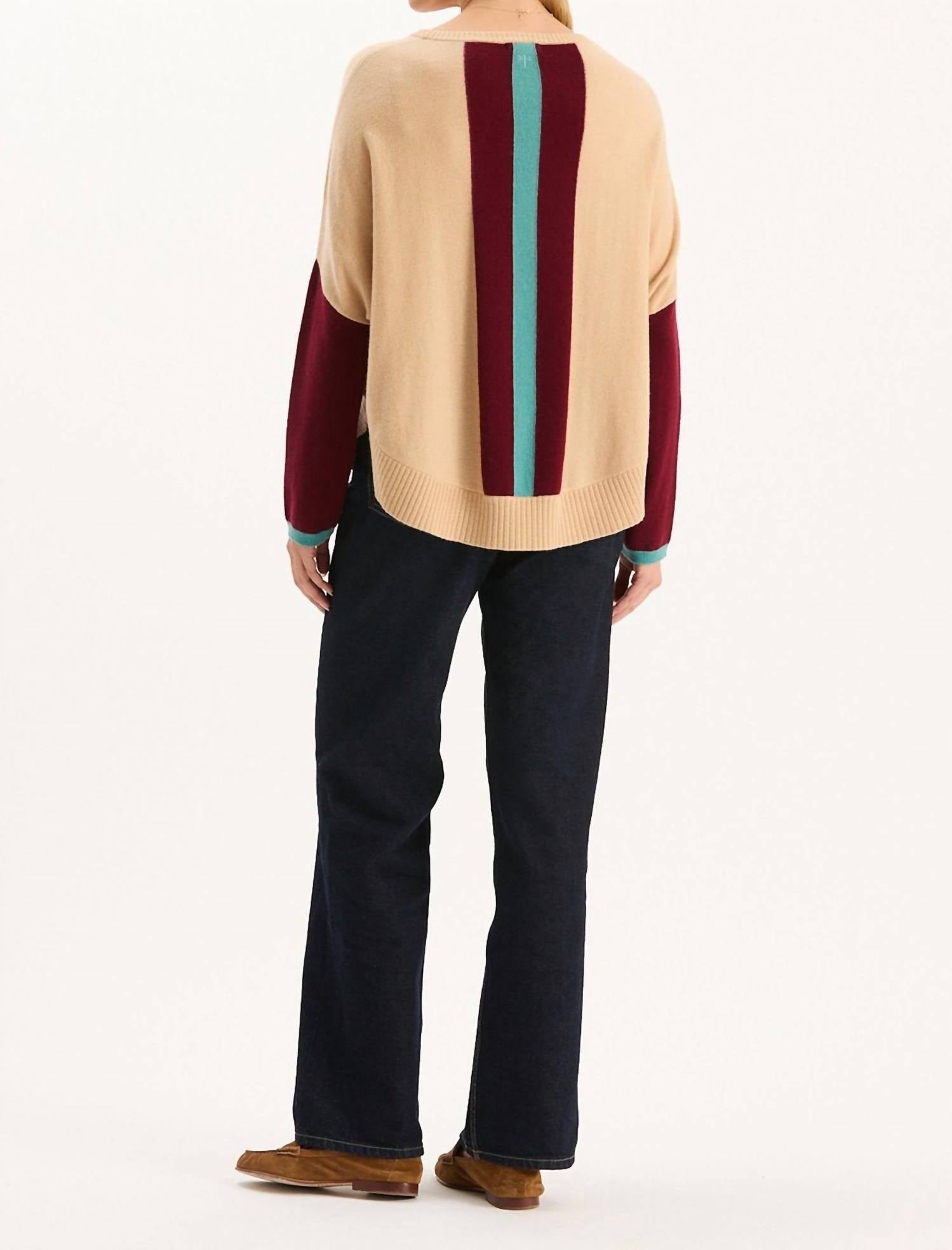Tyler Boe - Bailey Cashmere Colorblock Capelet