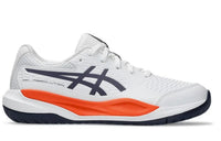 ASICS Grade School Kids' Gel Resolution Shoes in white greyish purple 1 - kids' sneaker - alternate view