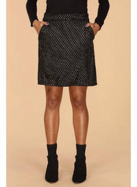 Veronica M - Romina Velvet Skirt