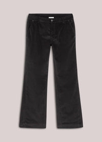 Summum - Flared Velvet Finish Trousers