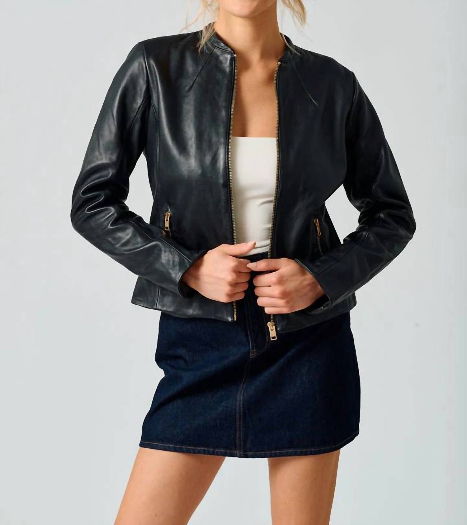 Mauritius - Katharina Leather Jacket