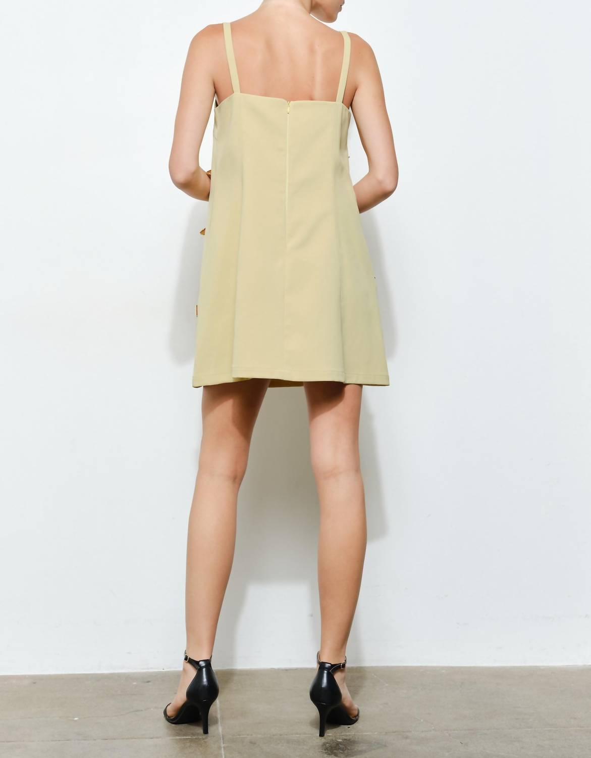 Ina Fashion - Metallic Embellished Mini Dress