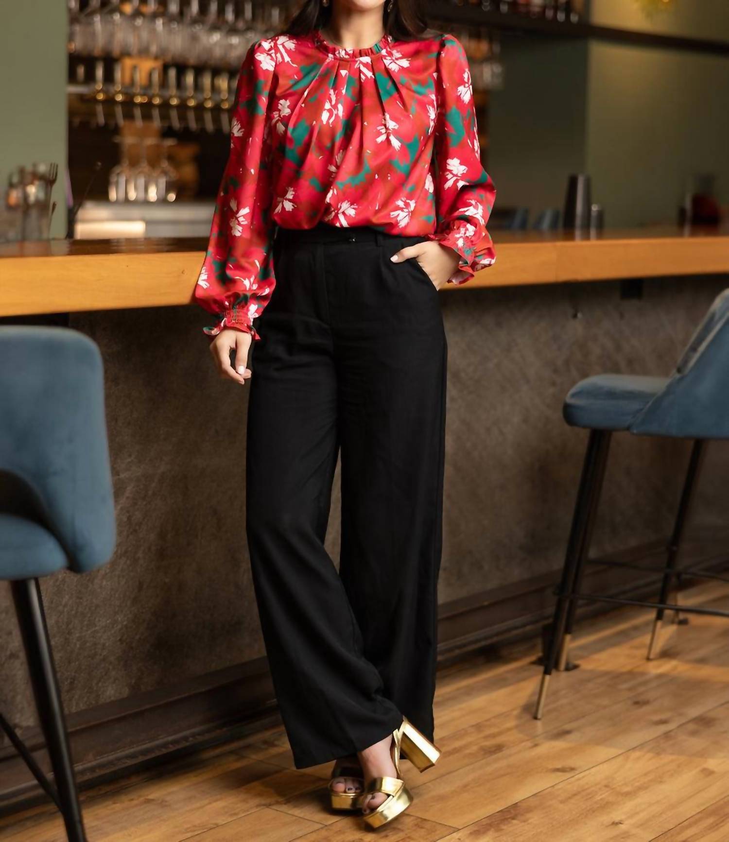 Michelle Mcdowell - Quinn Long Sleeve Blouse
