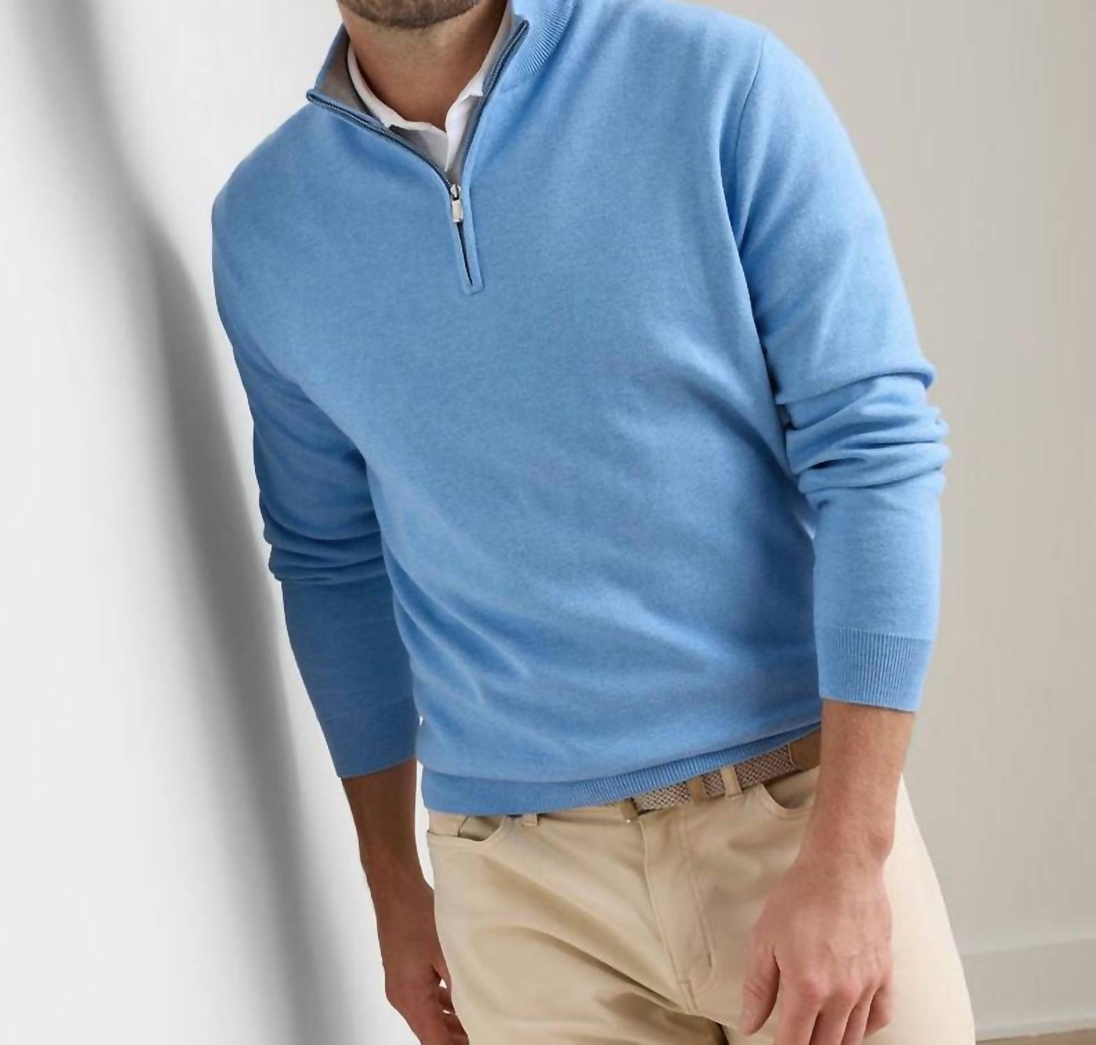 Peter Millar - Coolspun Lite Cotton Quarter-Zip Sweater