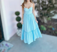 Mable - Gingham Maxi Dress