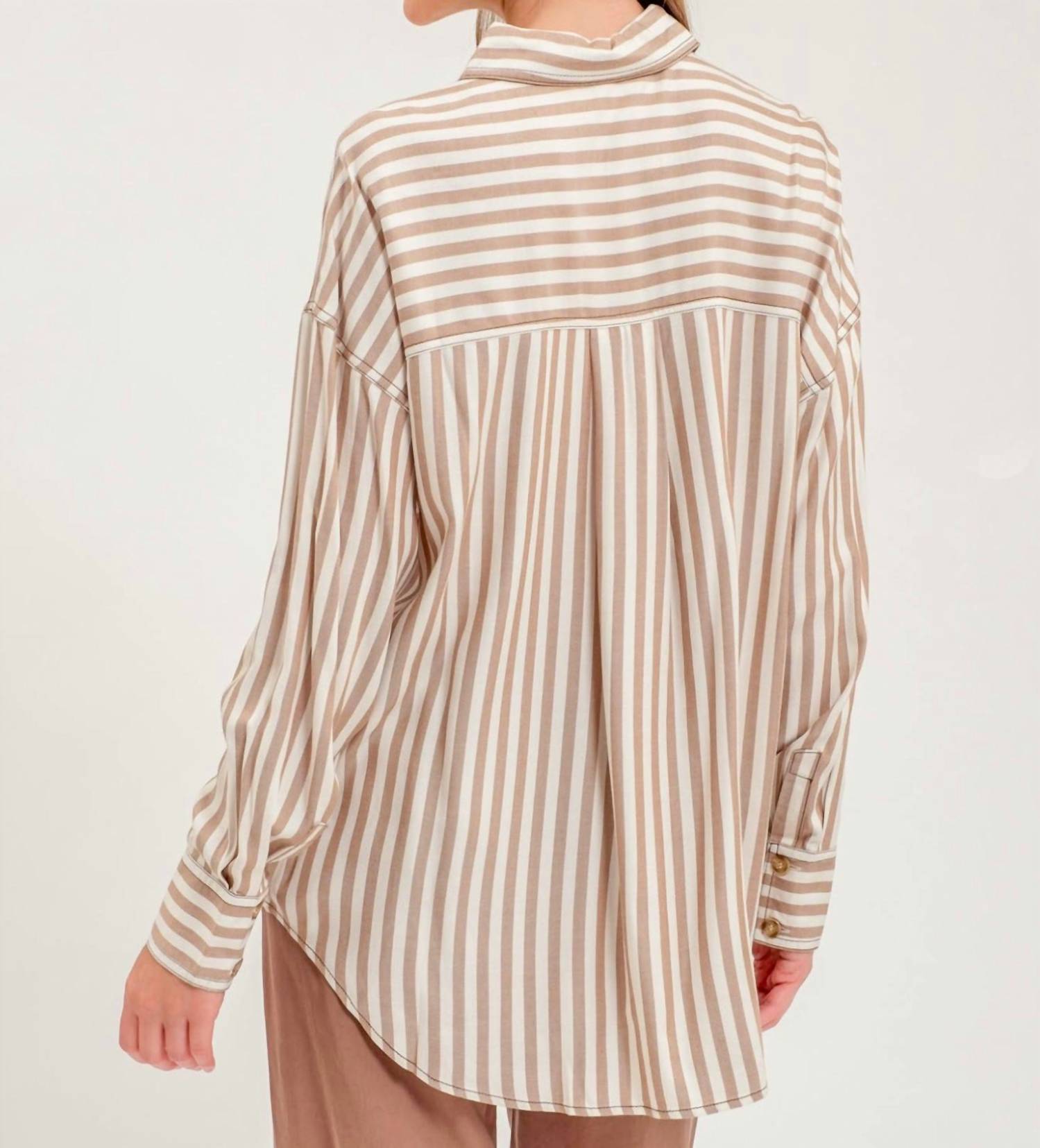 Blu Pepper - Jemma Long Sleeve Button Front Shirt