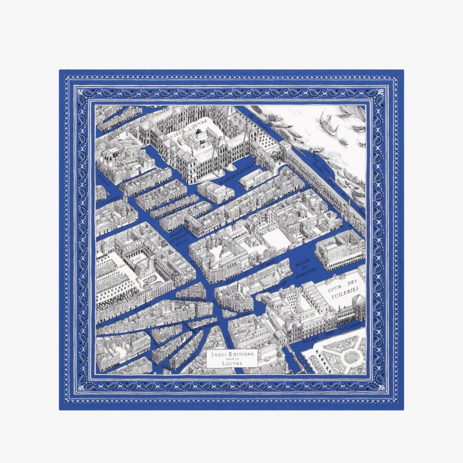 Inoui Editions - Women's Louvre Square 65 Scarf