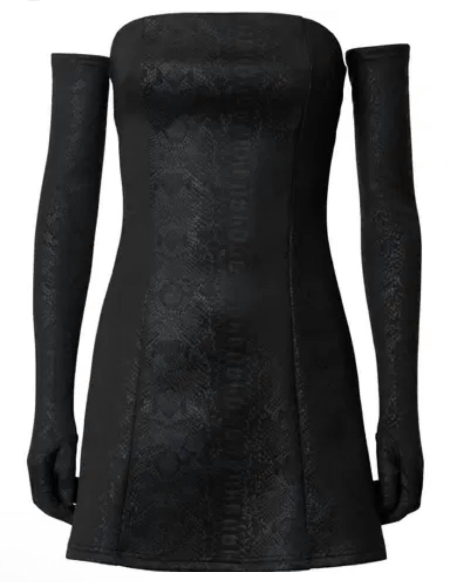 Miscreants London - Cupid Mini Dress & Gloves
