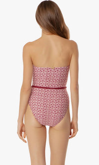 Helen Jon - Belted Bandeau One-piece
