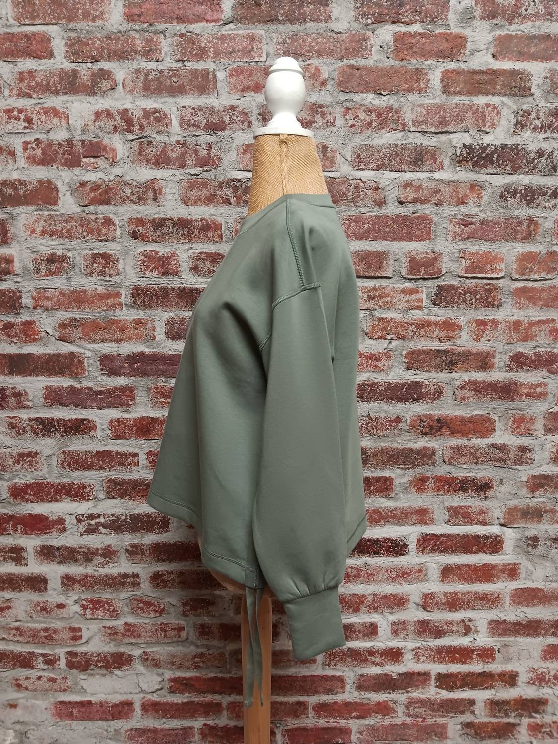 Keren Hart - Women's Long Sleeve Knit Drawstring Sweatshirt