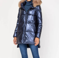 Tantra - Mid Length Jacket With Faux Fur