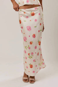 Le Lis - Bias-cut Midi Skirt