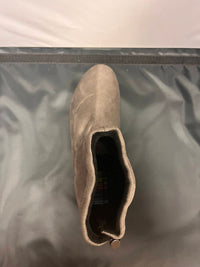 bussola Women's Catva Boot in stretch suede taupe - women's shoe - detail view