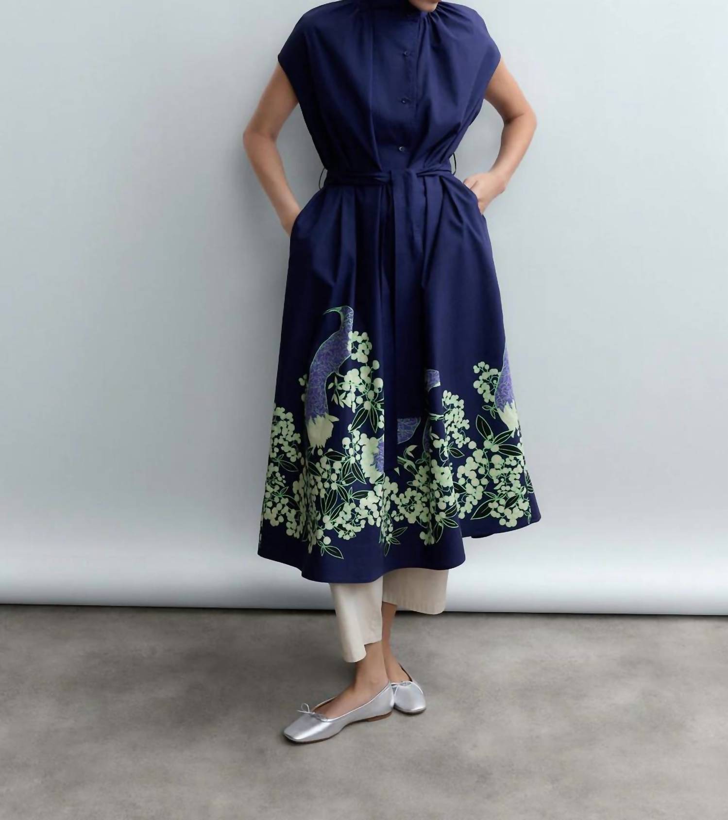 Psophia - Sculptural Shirt Inspired Dress