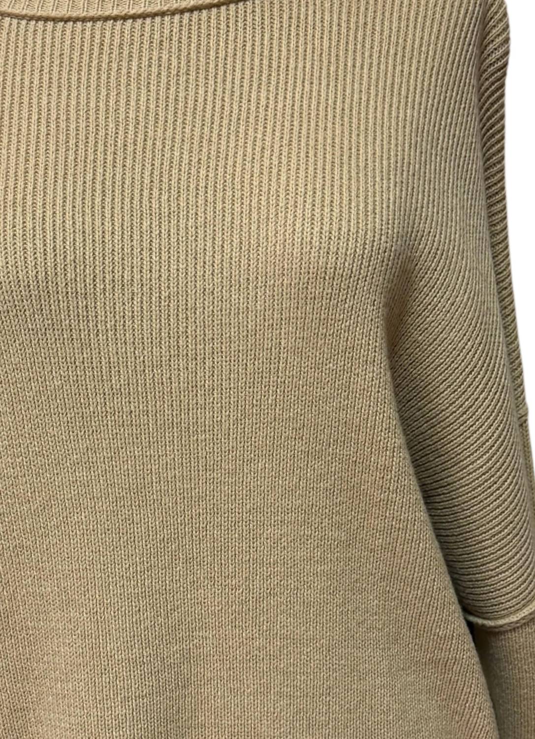Blu Pepper - Women's Mock Neck Ribbed Sweater