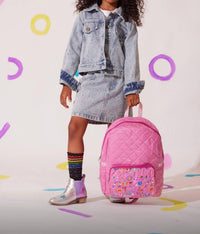 Lola + The Boys - Rainbow Sparkle Denim Jacket