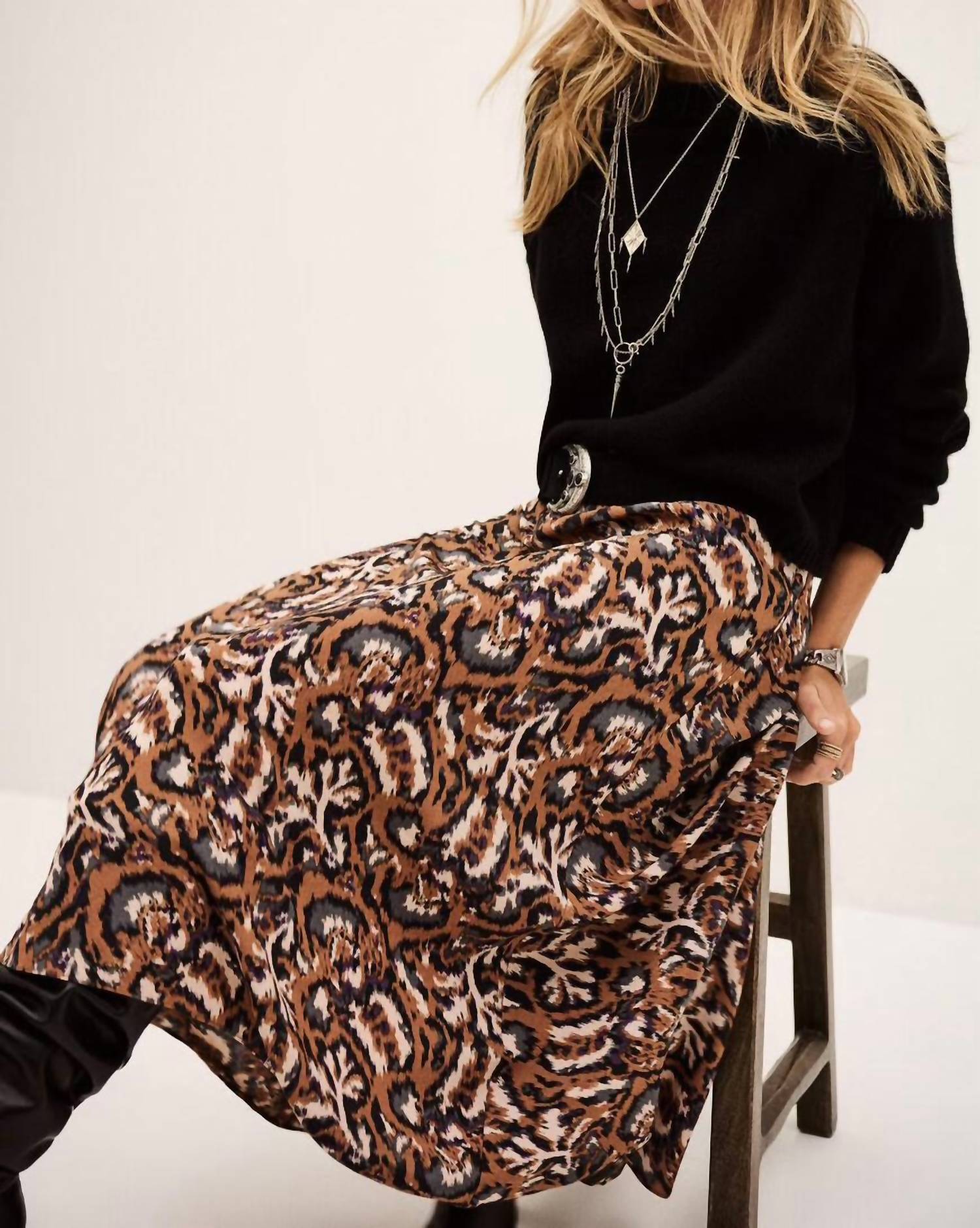 Ba&Sh - Onintia Midi Skirt