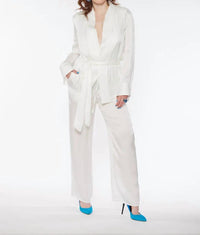Circular Path - Open Front With Detachable Waist Tie Kimono