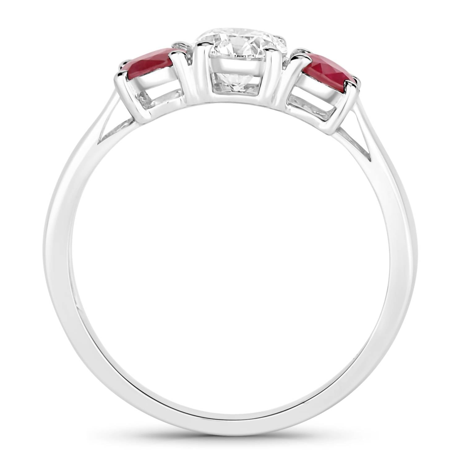 Diana M Jewels - Women's Round Lab-grown Diamond Fashion Ring (1.10 Ct) - Petite