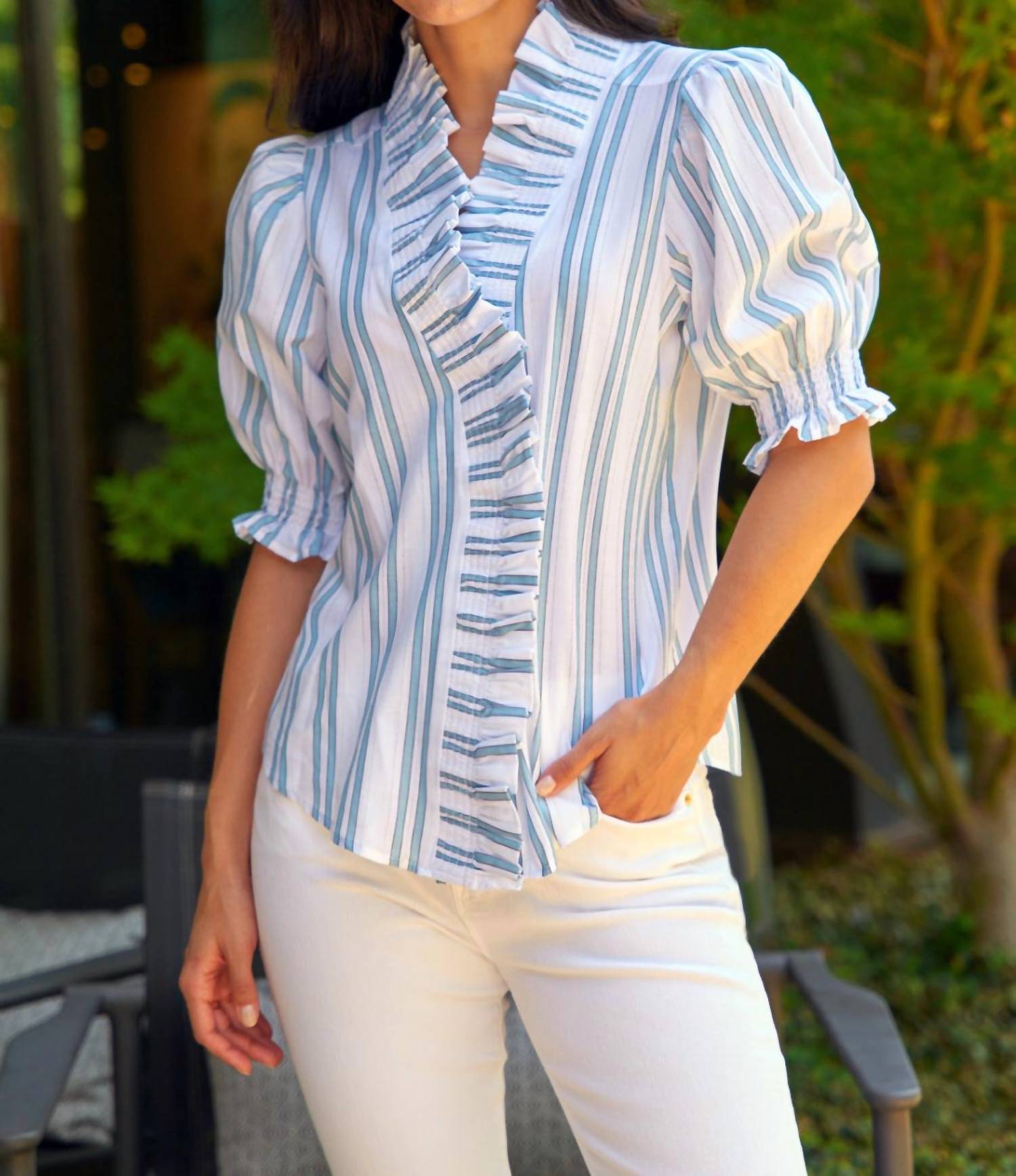 Finley - Cici Shirt Drop Needle Stripe