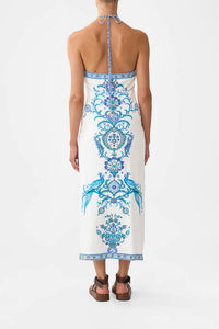 Camilla - Long Jersey Halter Dress