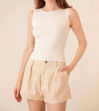 Miou Muse - Sophia Jacquard Shorts