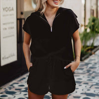 Katydid - Half Zip Scuba Top And Short Set