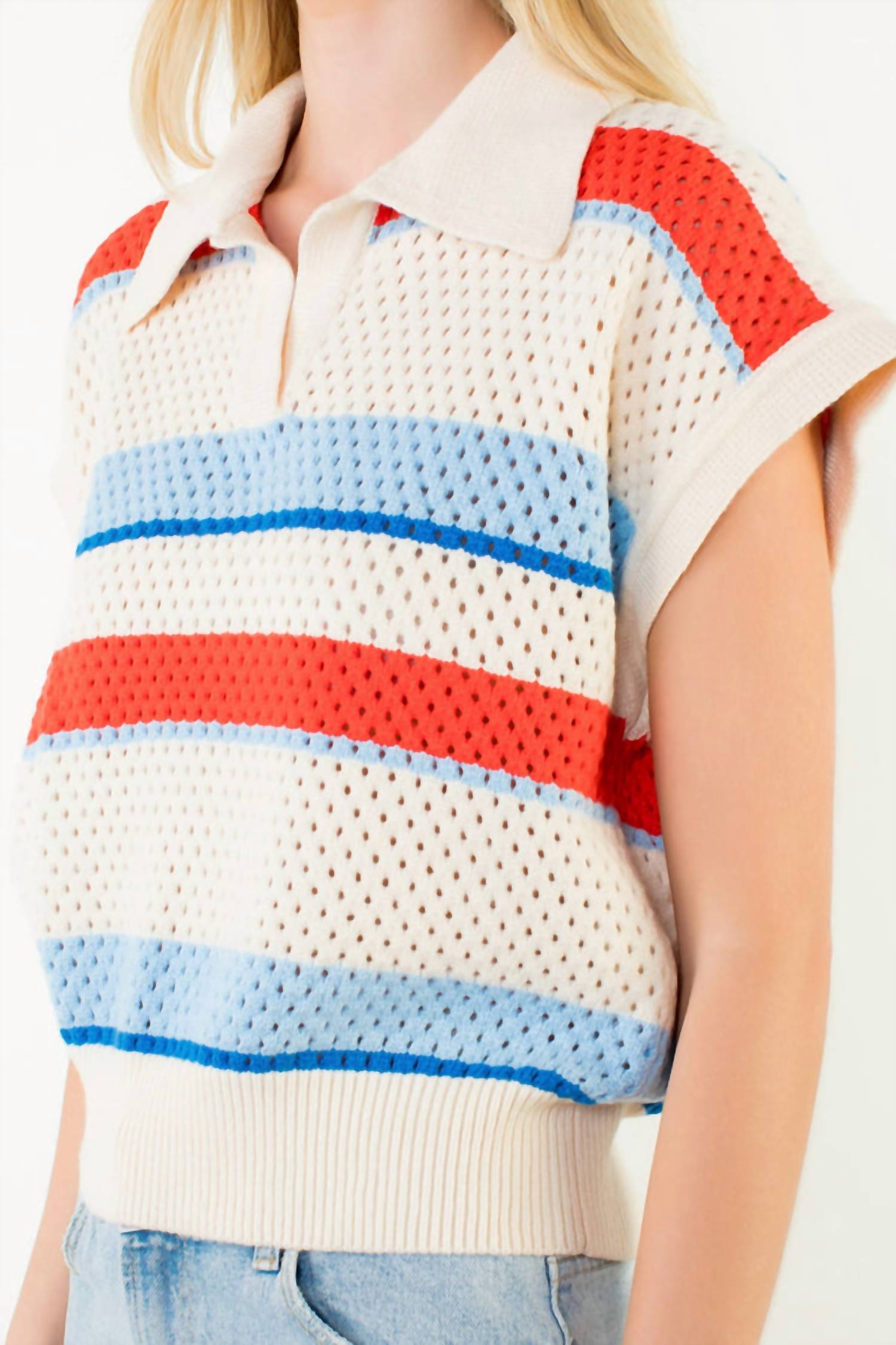 Thml - Short Sleeve Knit Sweater