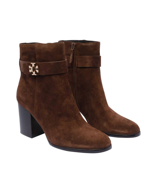 Tory Burch - Women T Lock Heeled Ankle Boot