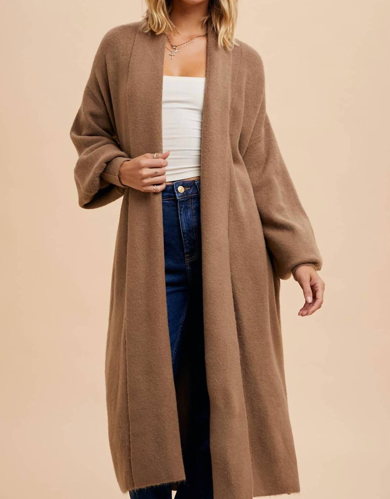 In-Loom - The Latte Layers Cardigan