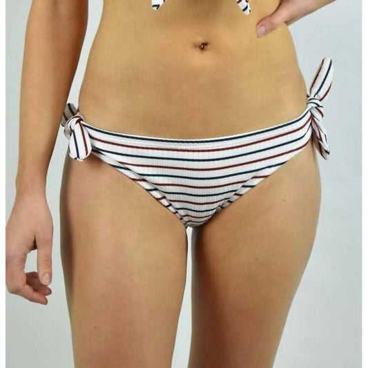 Shoshanna - Sport Stripe Rib Bow Bikini Bottom