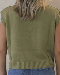 Le Lis - JUNO HALF ZIP SLEEVELESS SWEATER