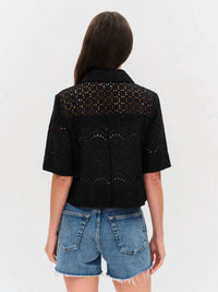 Six/Fifty - Women's Tove Eyelet Double Pocket Top