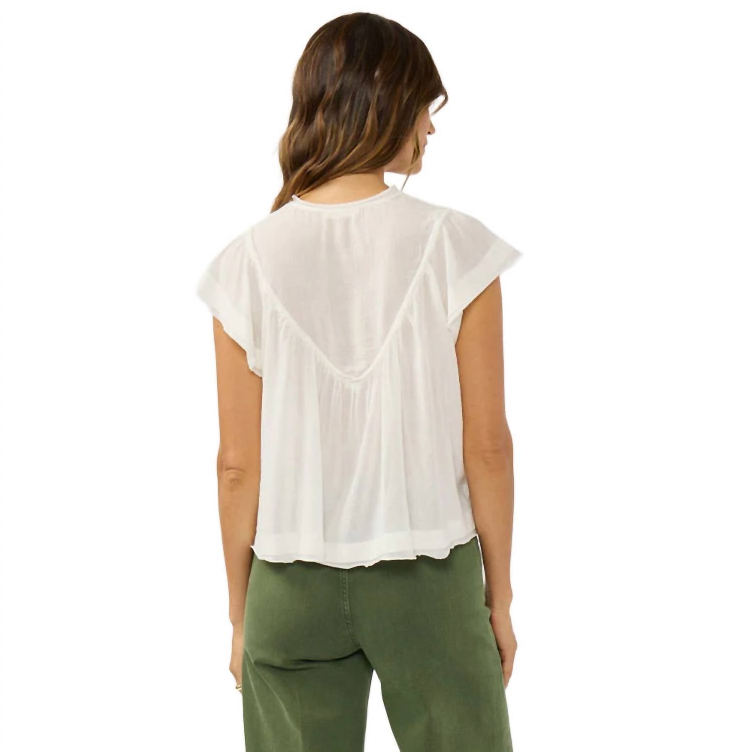 Lovestitch - Indira V Neck Top