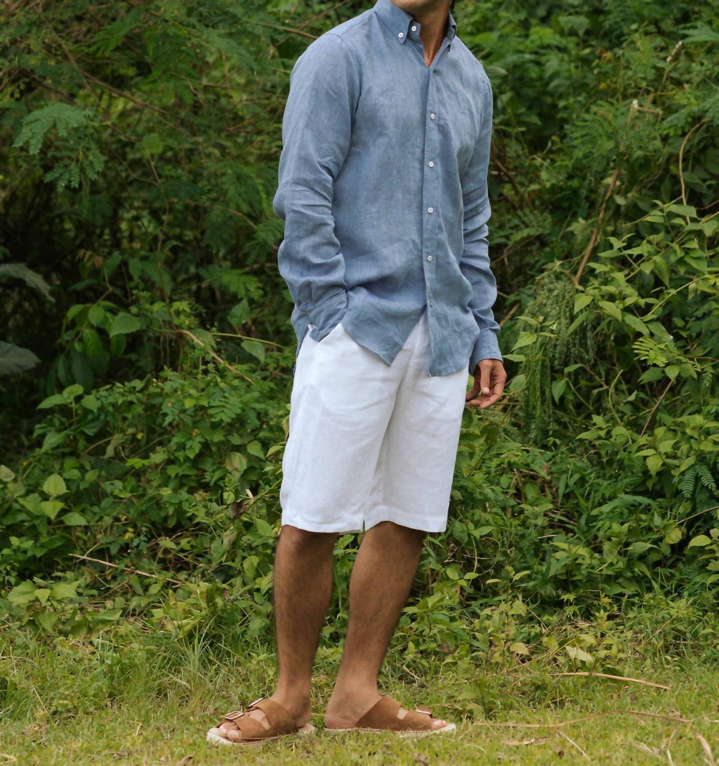 Magic Linen - Men's WENGEN classic linen shirt